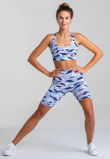 Force BH & Star Bike Shorts Set - Camo - AchievePrime 