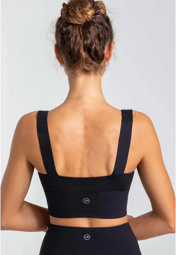 Elegantes Crop Top Damen Rückenansicht