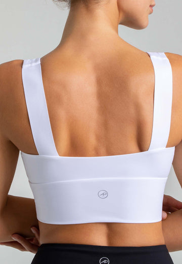 Shapewear Top weiß Detailansicht Stoff