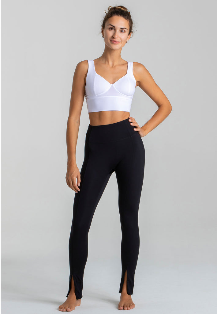 Element Korsett Crop Top - White - AchievePrime 2