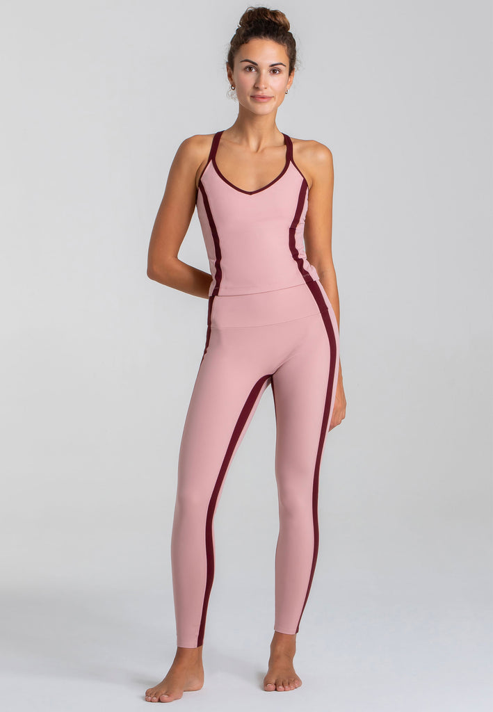 Expression Leggings mit hohem Bund – Rose Blossom AchievePrime 7
