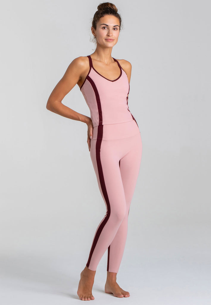 Expression Leggings mit hohem Bund – Rose Blossom AchievePrime 2
