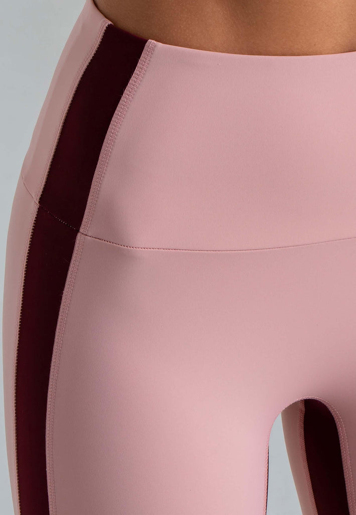 Blickdichte High Waist Leggings Shaping Effekt Detail