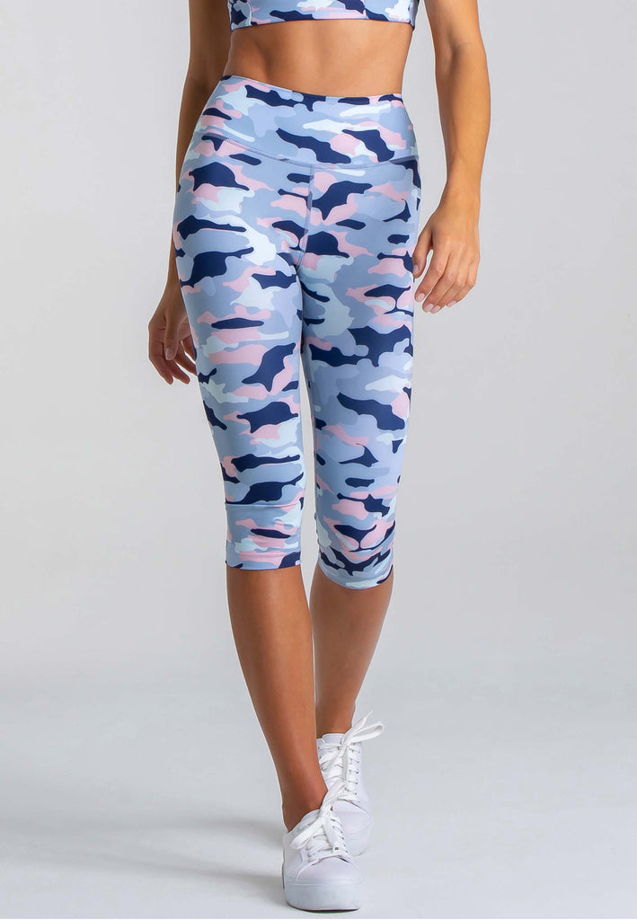 Impulse Crop Leggings mit hohem Bund - Camo - AchievePrime 1