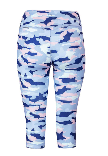 Impulse Crop Leggings mit hohem Bund - Camo - AchievePrime 