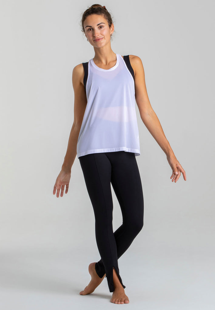 Velocity Sheer Tank Top - White - AchievePrime 2