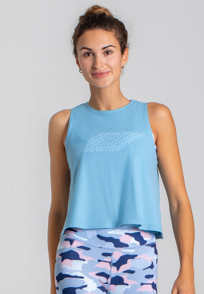 Time T-Shirt - Dusty Baby Blue - AchievePrime 1