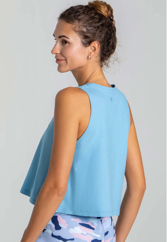 Ärmelloses Sport Top Damen weite Armlöcher