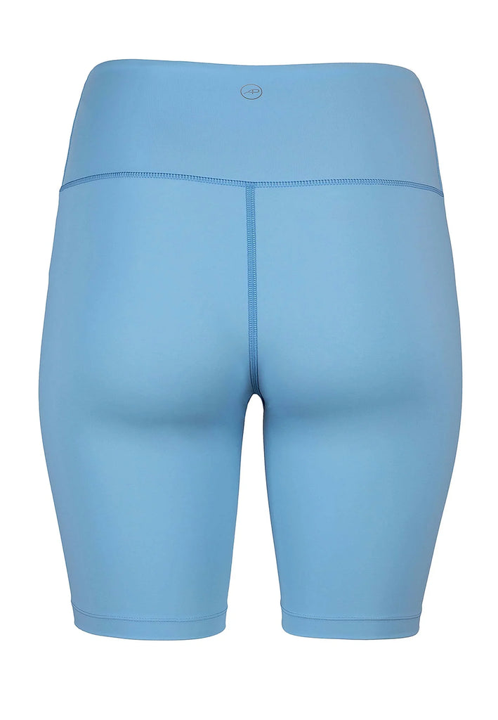 Star Bike Shorts mit hohem Bund - Dusty Baby Blue - AchievePrime 