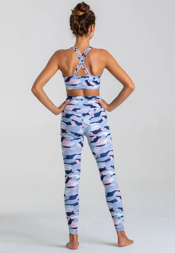 Vector Leggings mit superhohem Bund - Camo - AchievePrime 
