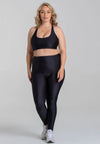 Force BH & Stretch Leggings Set - Liquid Black - AchievePrime 