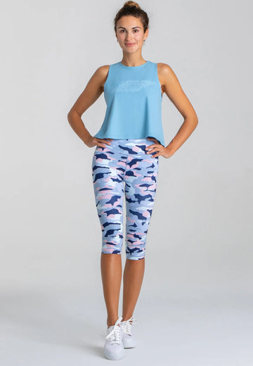 Force BH & Impulse Crop Leggings Set - Camo - AchievePrime 