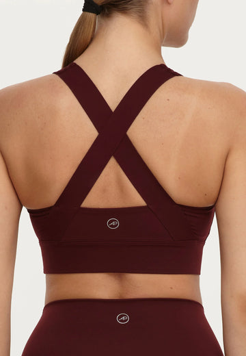 Luna Sport-BH Starker Halt - Henna Red - AchievePrime 