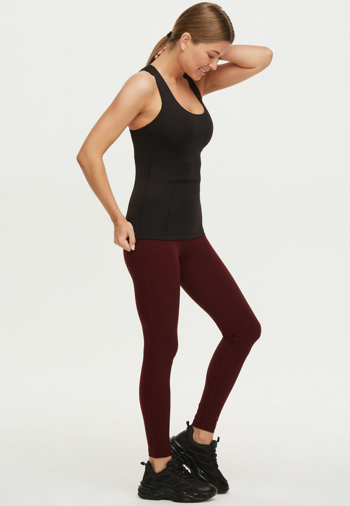 Motion Leggings mit hohem Bund - Henna Red AchievePrime 2