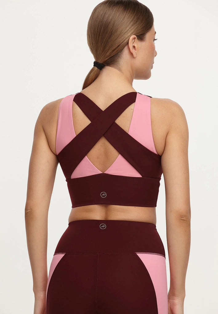 Orbit Crop Top - Scampi - AchievePrime 