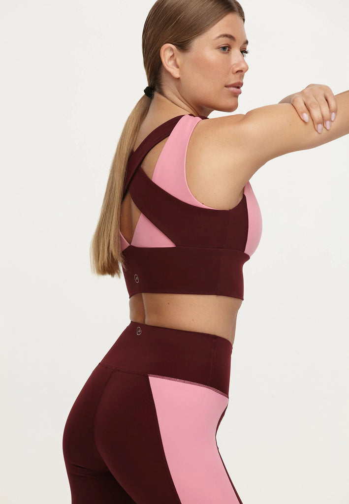 Orbit Crop Top - Scampi - AchievePrime 