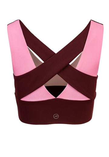 Orbit Crop Top - Scampi - AchievePrime 