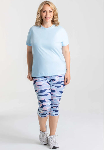 Purity T-Shirt - Frosty Blue - AchievePrime 