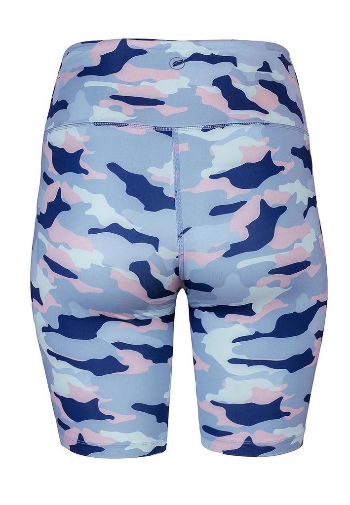 Star Bike Shorts mit hohem Bund - Camo - AchievePrime 