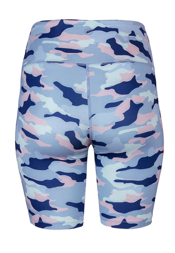 Star Bike Shorts mit hohem Bund - Camo - AchievePrime 