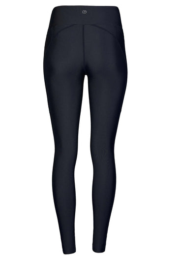 Stretch Leggings mit hohem Bund - Liquid Black - AchievePrime 