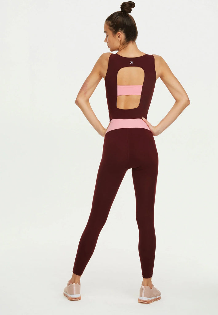 Vision Jumpsuit - Henna Red - AchievePrime 