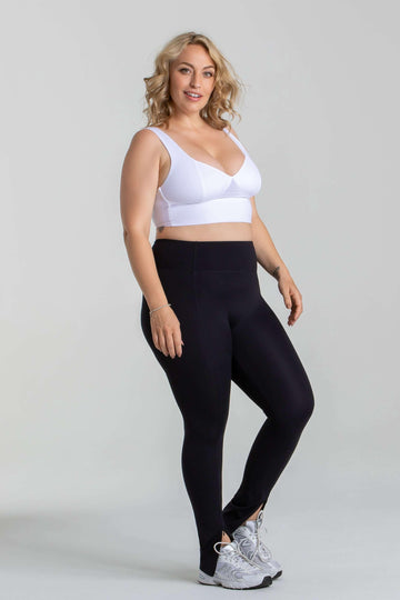 Shapewear Top weiß Detailansicht Stoff
