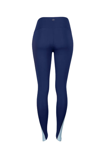 Galaxy 7/8 Leggings mit hohem Bund - True Blue - AchievePrime 