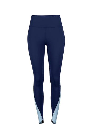 Galaxy 7/8 Leggings mit hohem Bund - True Blue - AchievePrime 
